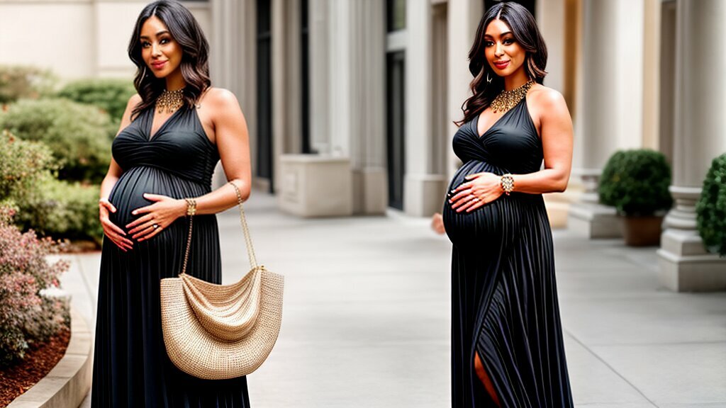 Celebrity Inspiration for Wearing Black at Baby Showers