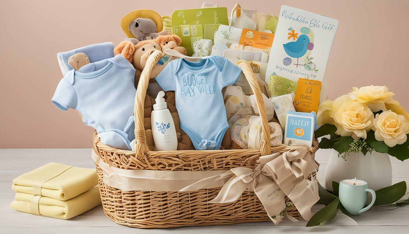 baby shower gift baskets on a budget